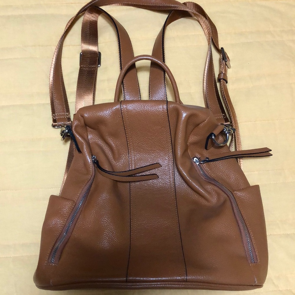 Leather S-zone backpack